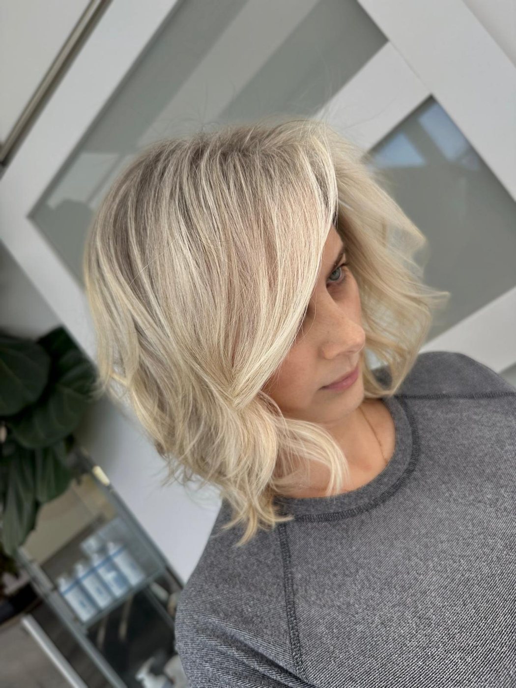Blonde bob